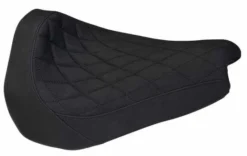 Einzelsitz Alcantara Diamond Stitch Schwarz