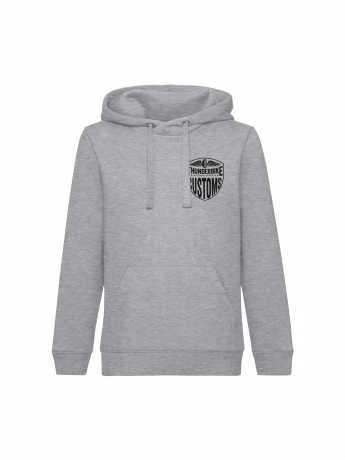 Thunderbike Kids Hoodie New Custom Grau 1 Thunderbike Kids Hoodie New Custom Grau