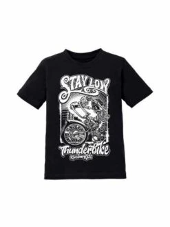 Thunderbike Kids T-Shirt StayLow Schwarz