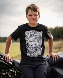 Thunderbike Kids T-Shirt StayLow Schwarz 6 Thunderbike Kids T-Shirt StayLow Schwarz -Thunderbike 19 01 1141v 3