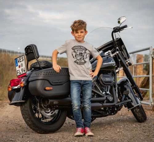 Thunderbike Kids T-Shirt Boneracer Grau 6 Thunderbike Kids T-Shirt Boneracer Grau – Bild 6