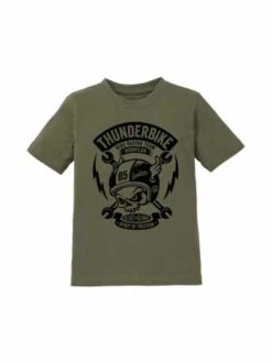 Thunderbike Kids T-Shirt Boneracer Olive