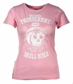 Thunderbike Kinder T-Shirt Skull Rider Rosa