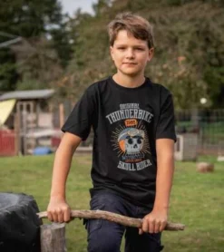 Thunderbike Kinder T-Shirt Skull Rider Schwarz 6 Thunderbike Kinder T-Shirt Skull Rider Schwarz -Thunderbike 19 01 1351v 3
