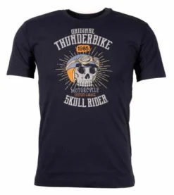 Thunderbike Kinder T-Shirt Skull Rider Blau