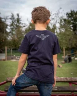 Thunderbike Kinder T-Shirt Skull Rider Blau -Thunderbike 19 01 1359v 41