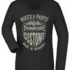 Thunderbike Damen Longsleeve New Custom Schwarz