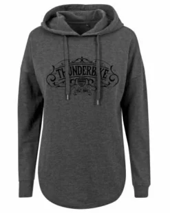 Thunderbike Damen Hoodie Original Grau