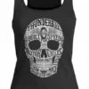 Thunderbike Damen Tank Top Motorcycle Skull Schwarz