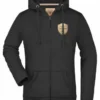Thunderbike Damen Zip Hoodie Original Schwarz
