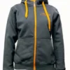Thunderbike Damen Zip Hoodie Classic Vintage Grau