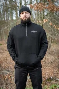Thunderbike Troyer 1/4 Zip Sweater Schwarz -Thunderbike 19 30 1191v 11