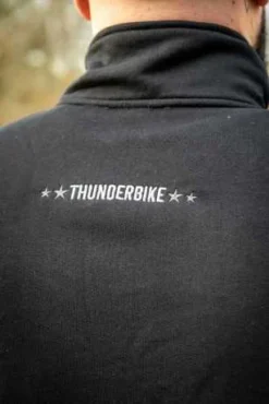 Thunderbike Troyer 1/4 Zip Sweater Schwarz -Thunderbike 19 30 1191v 21