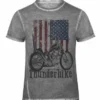 Thunderbike T-Shirt US Flag, Grau