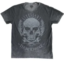 Thunderbike T-Shirt Death´s Head V2 Grau