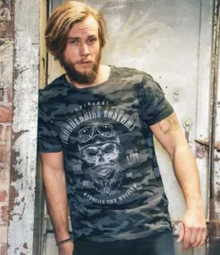 Thunderbike T-Shirt Bearded Skull Schwarz/grau -Thunderbike 19 31 1106v 3