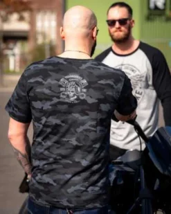 Thunderbike T-Shirt Bearded Skull Schwarz/grau -Thunderbike 19 31 1106v 2