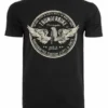 Thunderbike T-Shirt Vintage Wheel Schwarz
