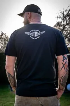 Thunderbike T-Shirt Vintage Wheel Schwarz -Thunderbike 19 31 1311v 4