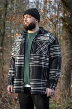 Thunderbike Karohemd Schwarz/beige -Thunderbike 19 32 1190v 71