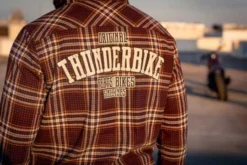 Thunderbike Herren Flanellhemd Karo Cherry/honey -Thunderbike 19 32 1197v 41