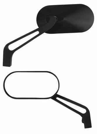 Spiegel Set Oval Schwarz 1 Spiegel Set Oval Schwarz