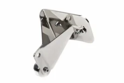 Seitlicher Kennzeichenhalter Kurz Poliert