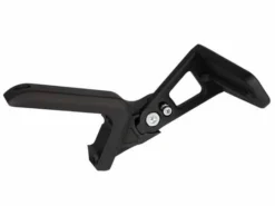 Seitlicher Kennzeichenhalter Alu Medium Schwarz Matt