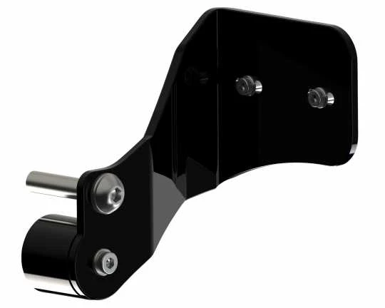 Seitlicher Kennzeichenhalter Medium Schwarz 1 Seitlicher Kennzeichenhalter Medium Schwarz