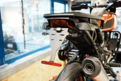 Kennzeichenhalter Alu Schwarz Matt -Thunderbike 28 84 010 4