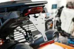 Kennzeichenhalter Alu Schwarz Matt -Thunderbike 28 84 010 5