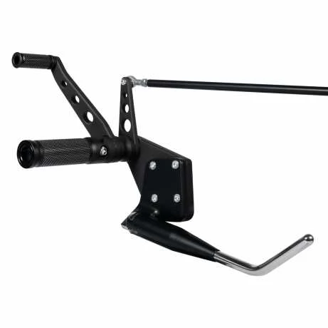 Fußrastenanlage Satin Schwarz Cut 3 Fußrastenanlage Satin Schwarz Cut – Bild 3