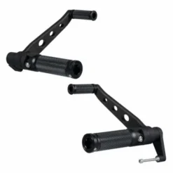 Fußrastenanlage Base Satin Schwarz Cut