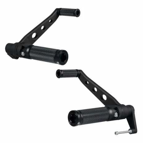 Fußrastenanlage Base Satin Schwarz Cut 1 Fußrastenanlage Base Satin Schwarz Cut