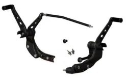 Fußrasten Vorverlegungskit Schwarz