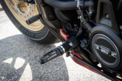 Fahrer Fußrasten Set SP-S Schwarz 7 Fahrer Fußrasten Set SP-S Schwarz -Thunderbike 31 85 0101