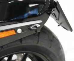 Strut Stripe LED 3in1 Blinker & Rücklicht Schwarz Wrinkle -Thunderbike 41 74 230 42