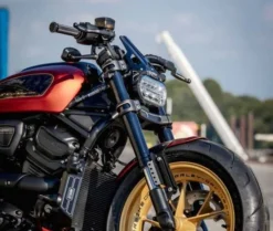 Blinker Set Quick-Stripe 54mm Dark Schwarz -Thunderbike 41 99 1610 23