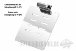 Nummernschildbeleuchtung Chrom -Thunderbike 43 99 271 210
