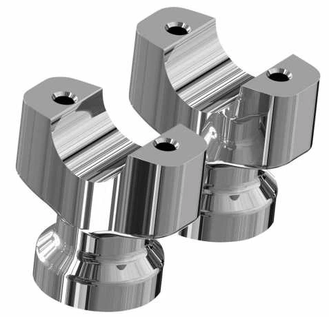 Flat Riser Kit Chrom 1 Flat Riser Kit Chrom