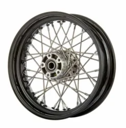 Umbau Hinterrad Umspeichen Auf 6x17 Schwarz